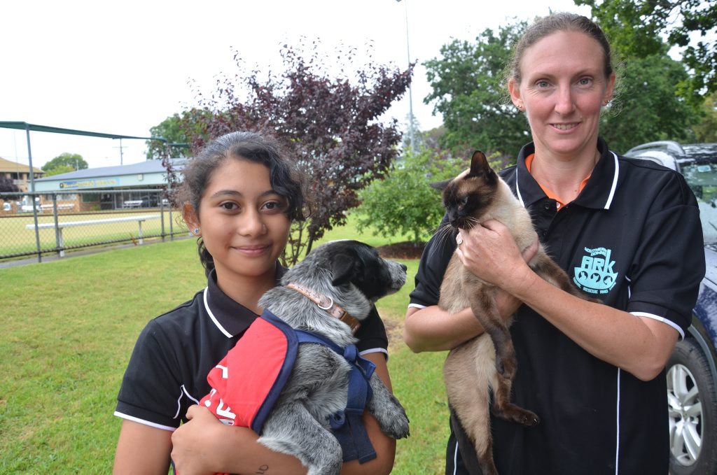 Southern Downs Ark members Krystal Simon and Ellie Compton have plenty of animals in need of a home this Christmas. 